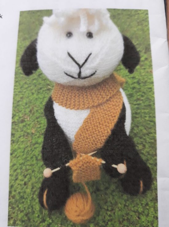 Knitted sheep